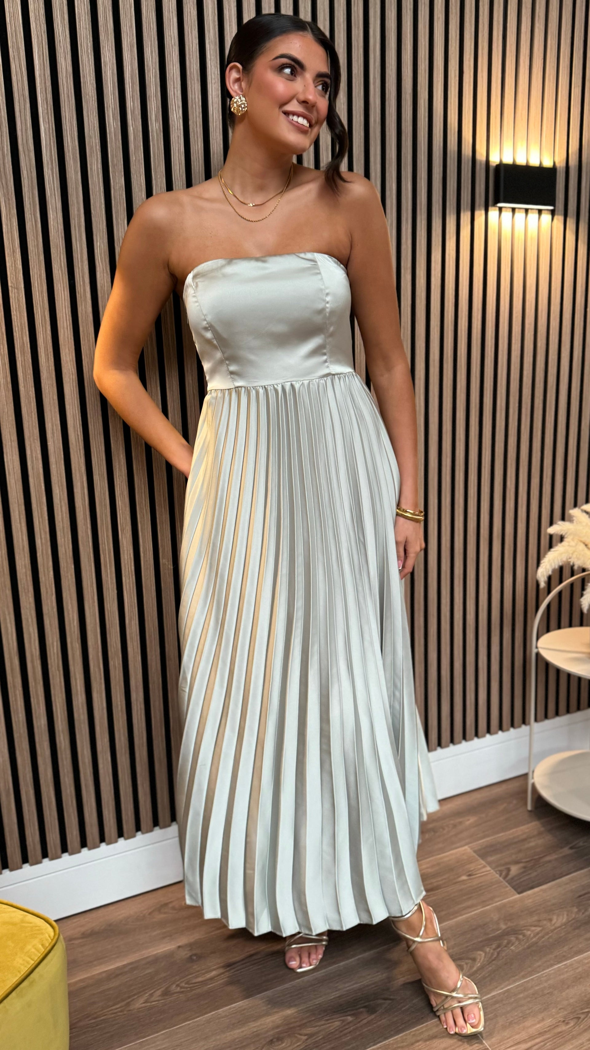 strapless open back dress Athena Dress – Fenity main image 0