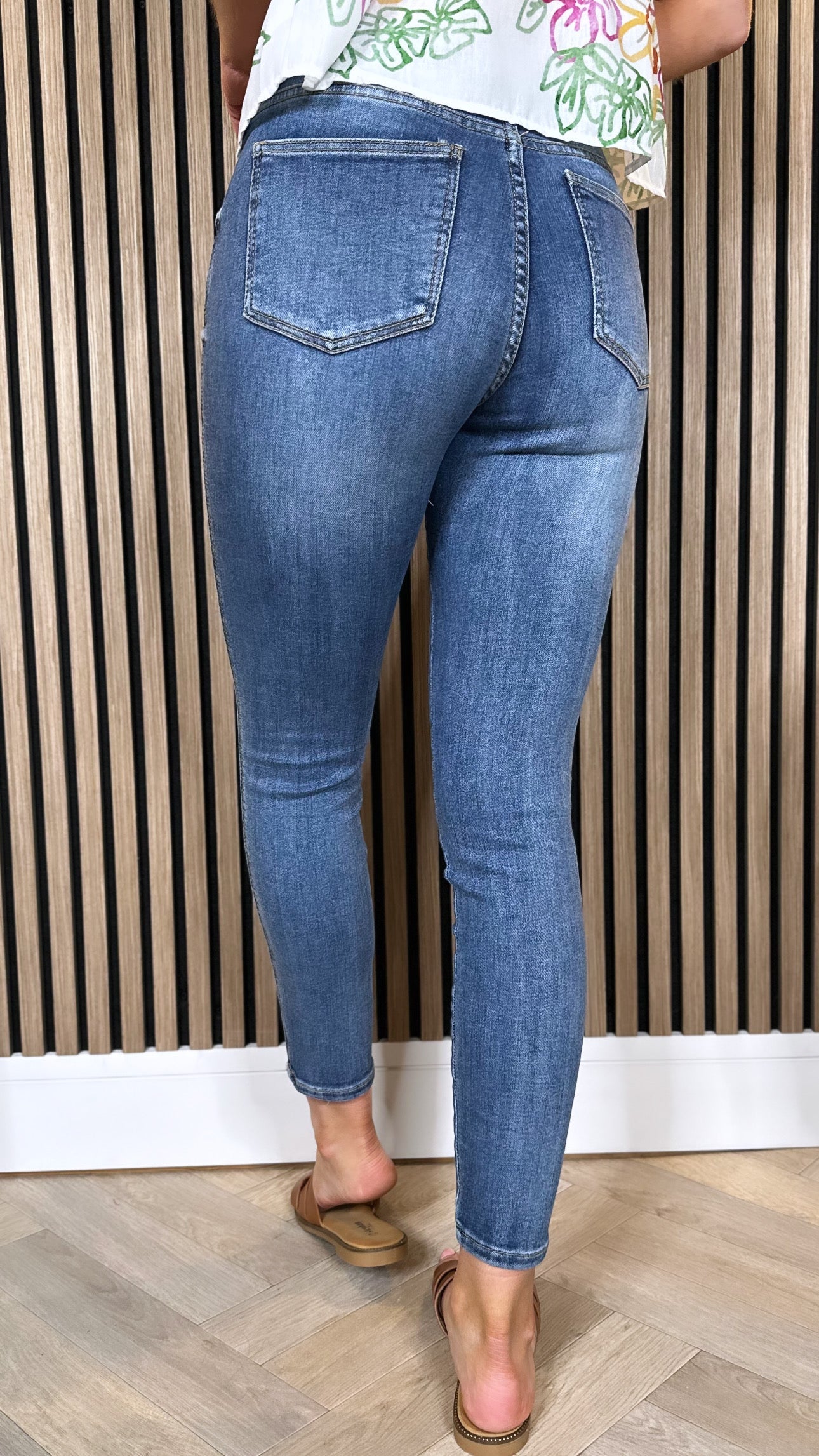 Blythe Blue Straight Leg Jeans – Get That Trend UK