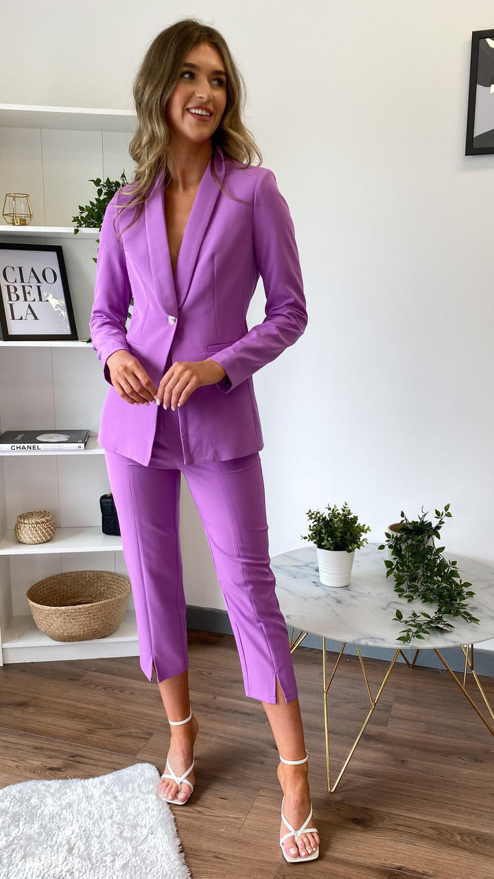 DNR Rhea Purple Trousers  