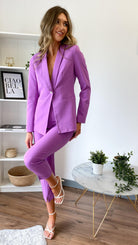 DNR Rhea Purple Trousers  